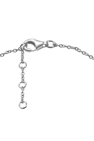 Pulsera - Oro blanco, topacios y diamante