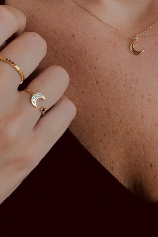 Anillo - Oro amarillo y diamantes