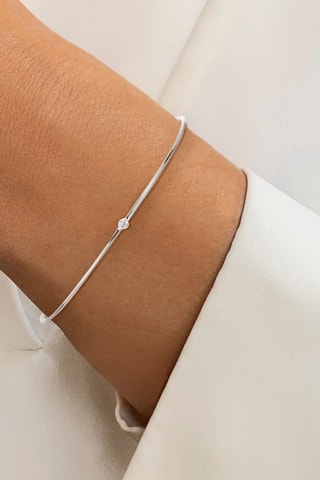 Pulsera - Oro blanco y diamante