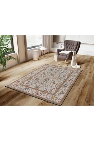 Tapis en toile de jute Anthea - Multicolore