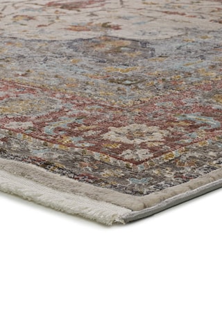 Tapis Tabriz Caldera - Beige et rouge