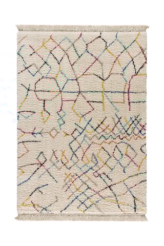 Tapis Yebel - Blanc et ciel