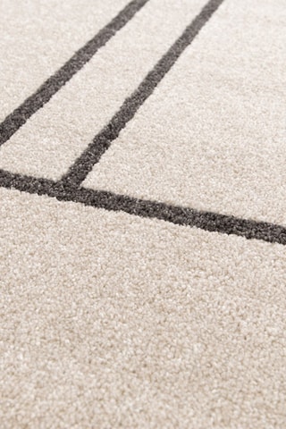 Tapis Domus - Beige et noir