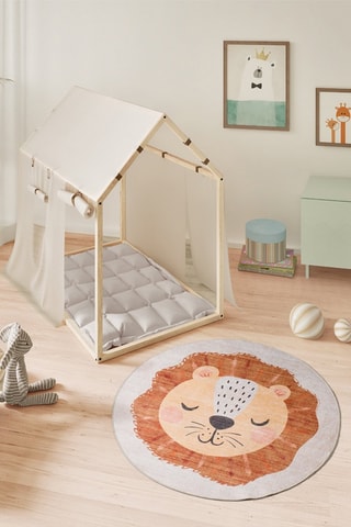 Tapis Candy - Gris et camel