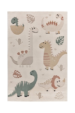Tapis Clown - Beige et vert