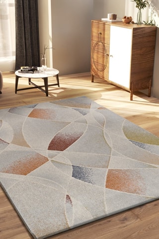 Tapis Tamaris - Ecru et orange