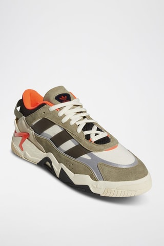 Baskets en cuir NITEBALL II orbit - Vert foncé