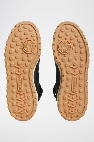 Chaussures montantes de basketball en cuir Forum - Noir