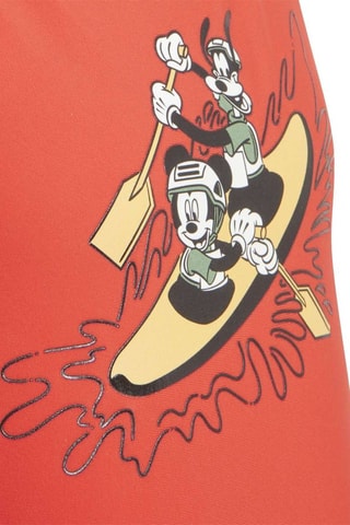 Maillot 1 pièce Mickey et Dingo Disney - Rouge - Adidas