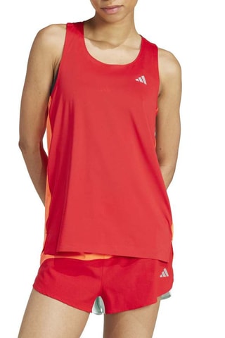Débardeur de running Singlet - Rouge et orange - Adidas