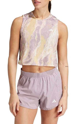 Débardeur de running Move for the Planet AirChill - Violet et beige - Adidas