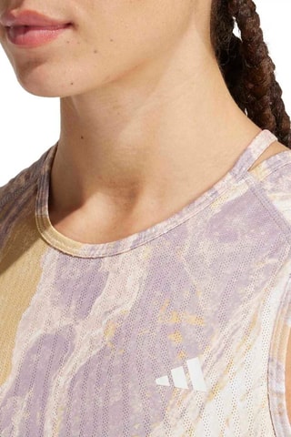 Débardeur de running Move for the Planet AirChill - Violet et beige - Adidas