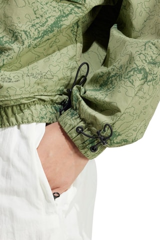 Coupe-vent à capuche City Escape - Vert