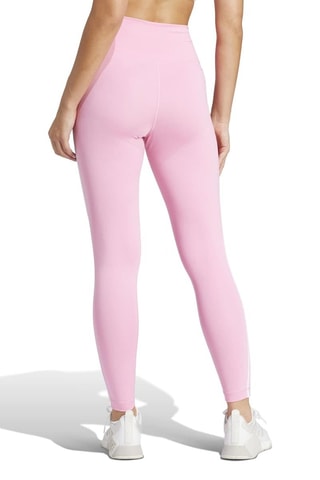 Legging 7/8 d’entraînement taille haute We 3S - Rose