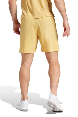 Short slim d’entraînement D4T Hr Aop - Jaune