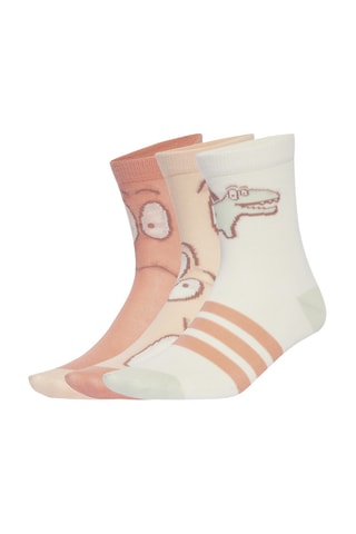 3 paires de chaussettes Airaptor - Rose, beige et blanc
