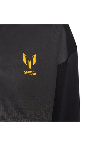 Sweat à capuche Lionel Messi Full-Zip - Noir et orange