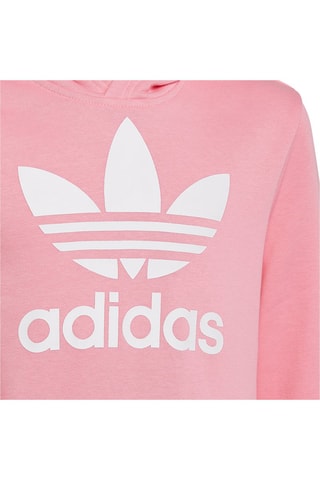 Sweat à capuche Trefoil Rose