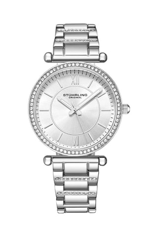 Montre à quartz en acier Symphony - Argenté