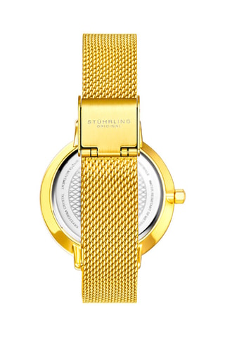 Montre à quartz en acier et diamant Symphony