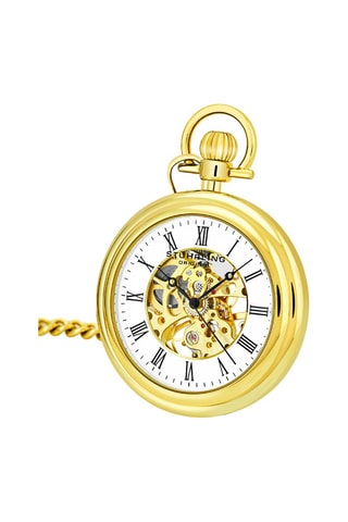 Montre gousset mécanique en acier Legacy - Doré