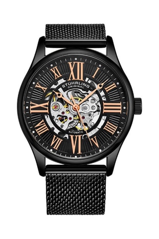 Montre automatique en acier Legacy - Noir