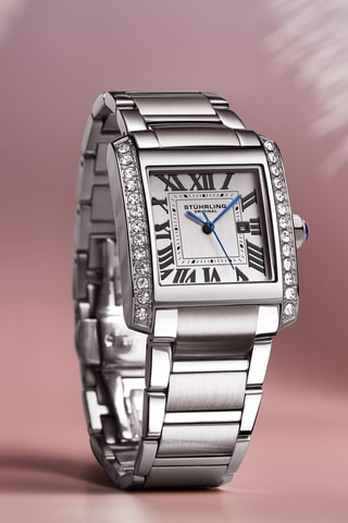 Montre à quartz en acier - Argenté