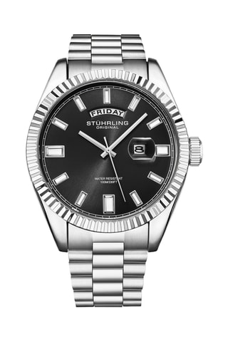 Montre à quartz en acier - Argenté