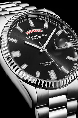 Montre à quartz en acier - Argenté