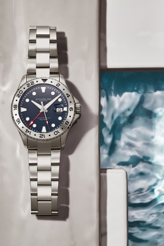 Montre à quartz en acier - Argenté