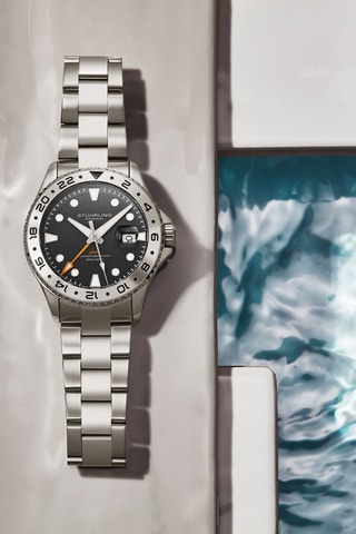 Montre à quartz en acier - Argenté