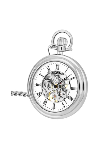 Montre gousset mécanique en acier Legacy - Argenté