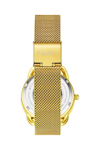 Montre automatique en acier Legacy - Doré et blanc