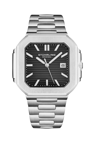 Montre à quartz en acier - Argenté