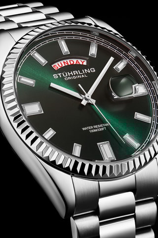 Montre à quartz en acier - Argenté