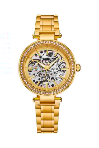 Montre automatique en acier Doré