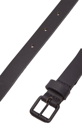 Cintura in pelle di bufalo - Nero