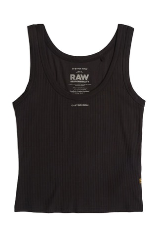 Canotta in cotone bio - Nero