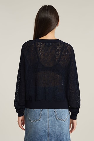 Maglia Pointelle - Navy