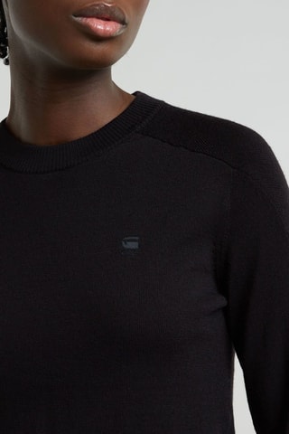 Maglia in lana merino Core - Nero