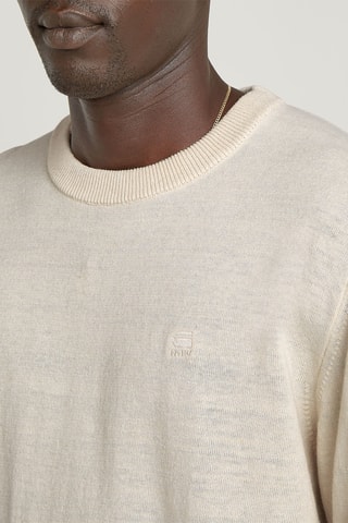 Maglia in lino Premium Core - Ecrù