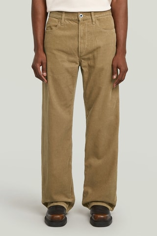 Pantaloni loose in velluto Type 96 - Beige