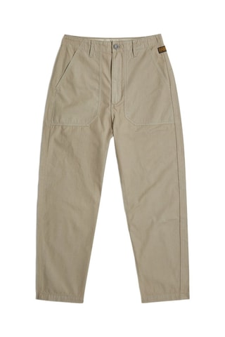 Pantaloni tapered a vita alta Pilot - Kaki