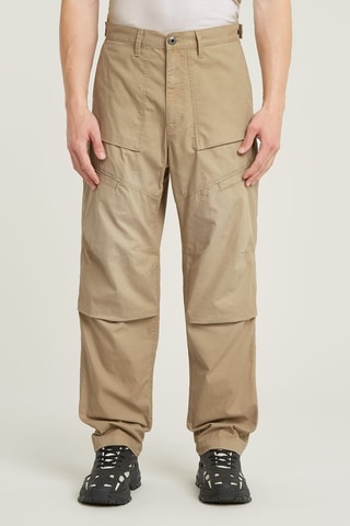 Pantaloni loose Fatigue 3D - Beige