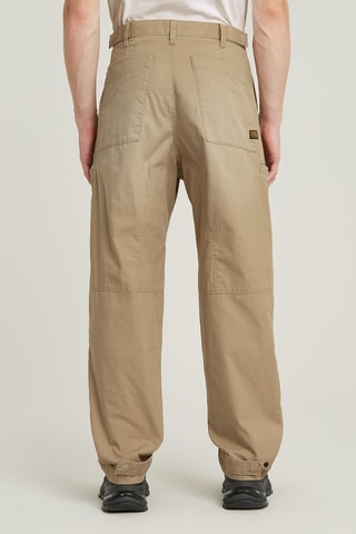 Pantaloni loose Fatigue 3D - Beige