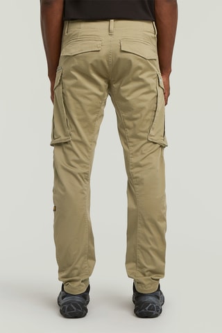 Pantaloni regular in cotone bio Rovic - Verde oliva