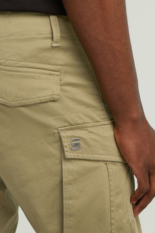 Pantaloni regular in cotone bio Rovic - Verde oliva