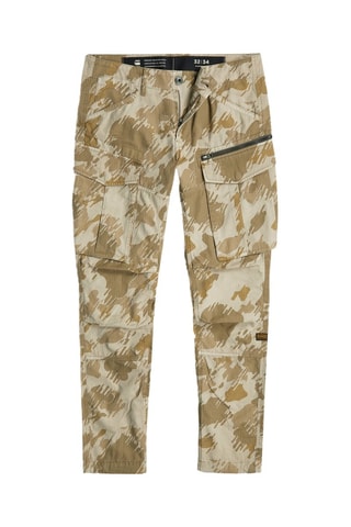 Pantaloni regular Rovic - Ecrù e cammello