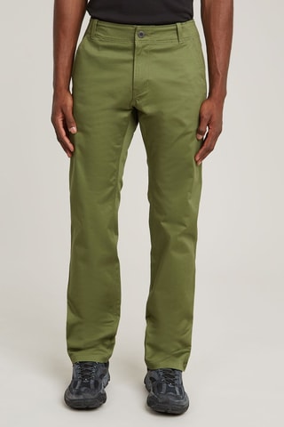 Pantaloni chino in cotone bio Mosa - Verde oliva