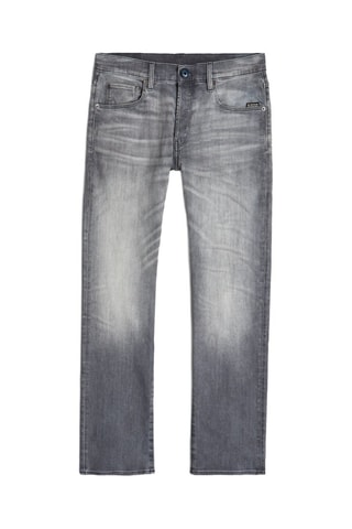 Jeans straight in cotone bio 3301 - Grigio chiaro